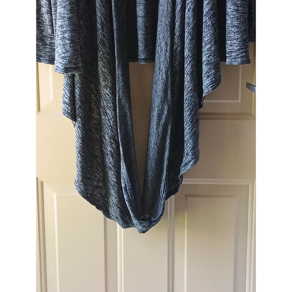 DKNY Jeans Space Dye Convertible Multi-Way Loop Scarf Cardigan Size L - Picture 4 of 7